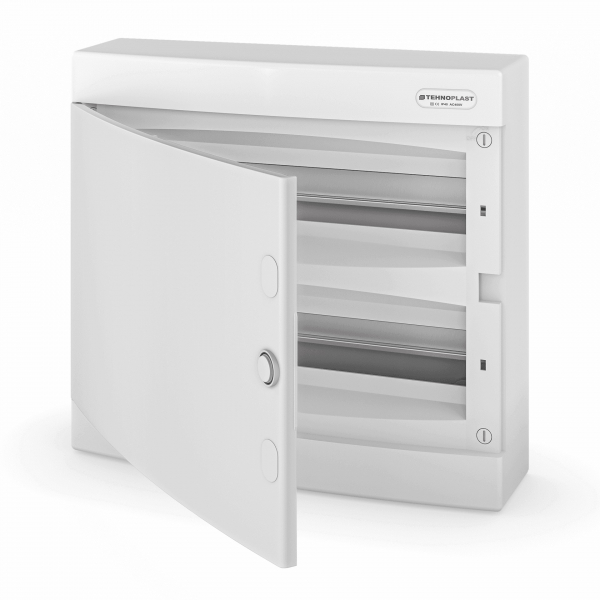 Sicherungskasten Aufputz IP40 2-Reihig 36-Module
